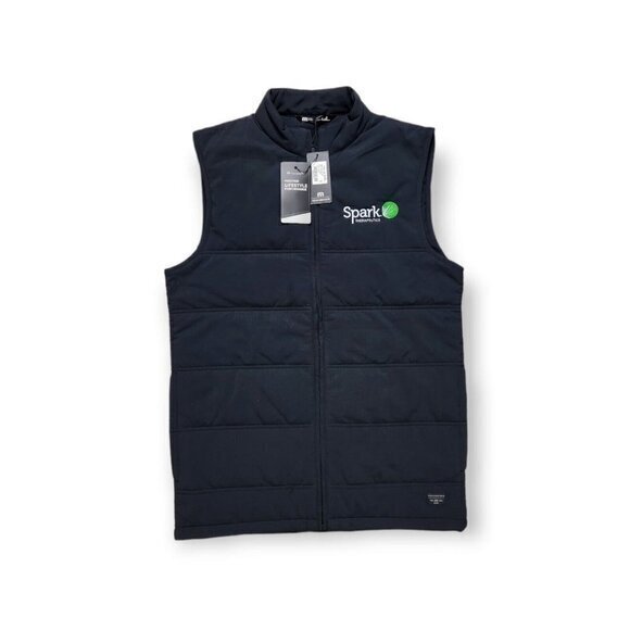 New Travis Mathew Cold Bay Vest‎ Black Mens Small - Picture 1 of 7